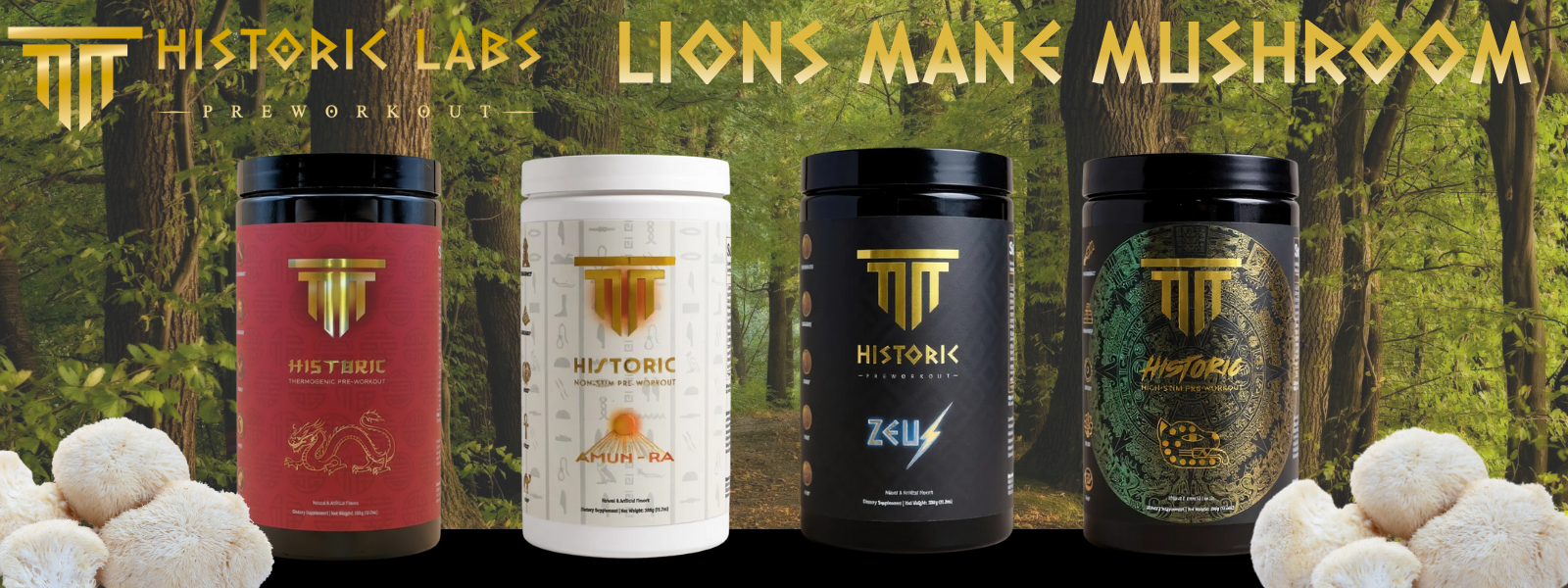 Lion’s Mane: The Natural Focus and Recovery Enhancer in Every Historic Labs Pre-Workout